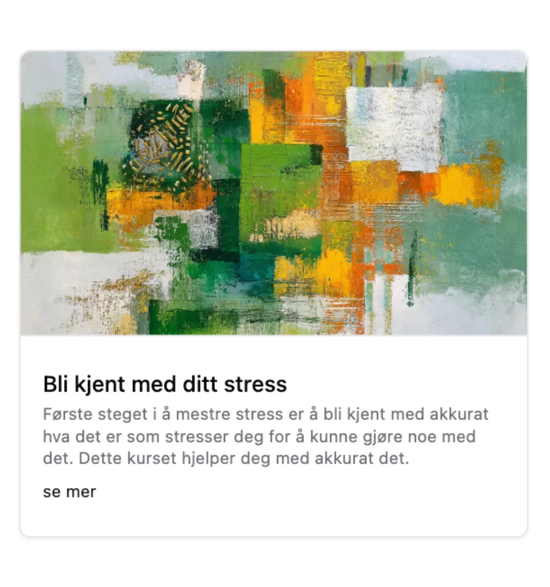 Stressmestring